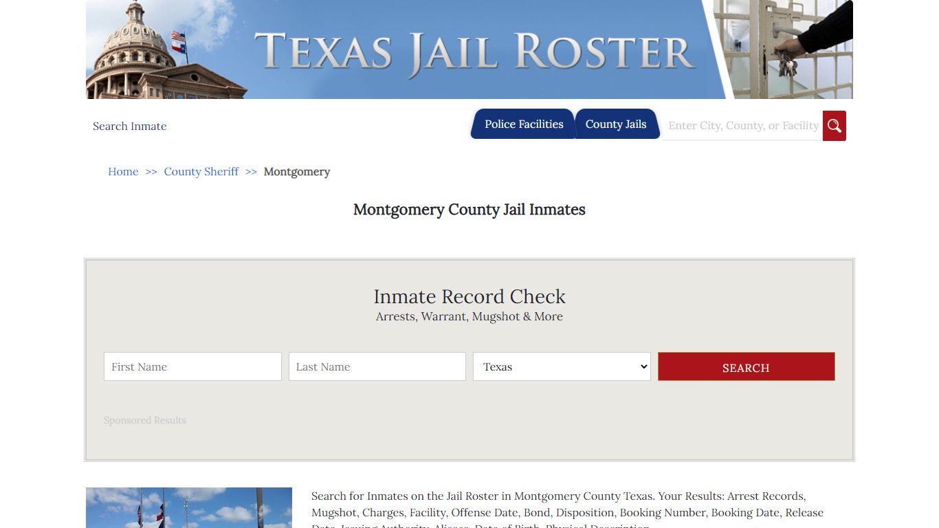 Montgomery County Jail Inmates - Jail Roster Search